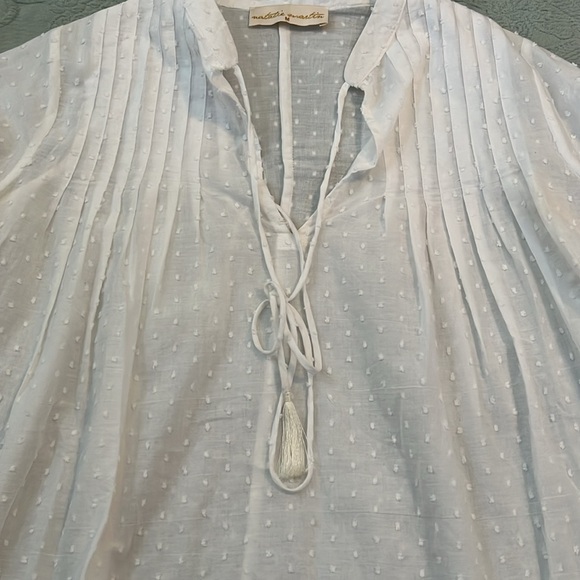 Natalie Martin Swiss dot blouse size M - Picture 3 of 4